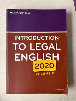 Introduction to legal English, 2020, volume II