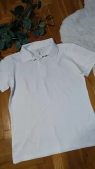 Bílé pólo triko Fisherfield vel. S
