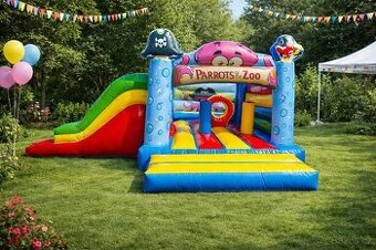 Skakaci hrad Pirátský ostrov 2v1