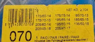 Sněhové řetězy KONIG T9 14,15,16 palcový