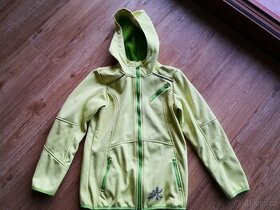 Softshellová bunda s reflexními prvky a fleesem - 8-10 let