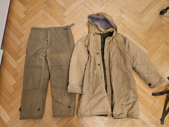 Retro zimní zateplený pracovní oblek Otavan Třeboň