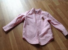 Dětská košile růžová velikost 6 let Ralph Lauren