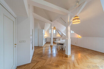 Pronájem bytu 3+kk/T, 106 m2, Plzeňská, Praha 5, Smíchov