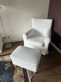 JENNYLUND IKEA křeslo + podnožka