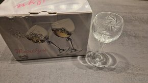 Broušené skleničky Bohemia Crystal