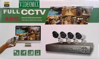 Bezpečnostní 4-kamerový AHD komplet set - 1