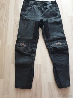 Kožené motorkářské kalhoty panské jako nové