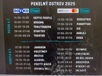 Lístky na Pekelný ostrov 2025