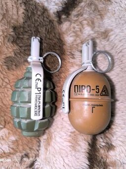 Cvičné airsoftove granaty