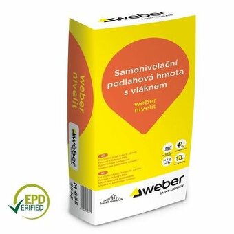 WEBER NIVELIT samonivelační hmota s vláknem
