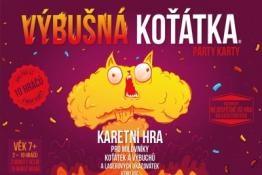 Společenská desková stolní hra Výbušná koťátka párty karty
