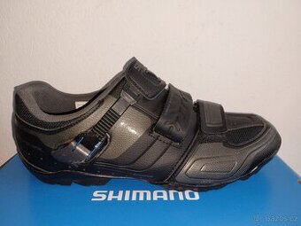 SHIMANO SH-M089L, černá_stříbrná, vel. 46