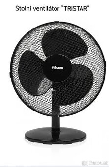 Stolní ventilátor -"TRISTAR". NOVÝ Původní balení. 30 cm