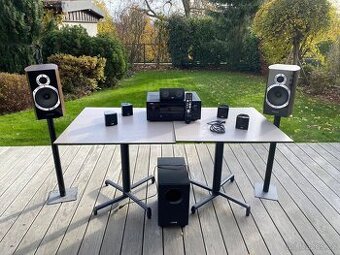 Kvalitní HIFI sestavu Denon + Wharfedale + Canton – k