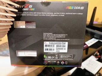 Prodám G.SKILL 64GB KIT DDR5 6000MHz CL30 Trident Z5 RGB Bla