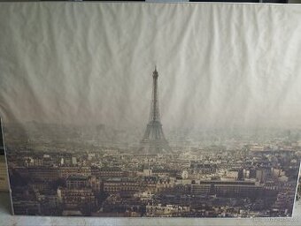 Nástěnný obraz Paříže (plátno+rám s pevnou zadní deskou)