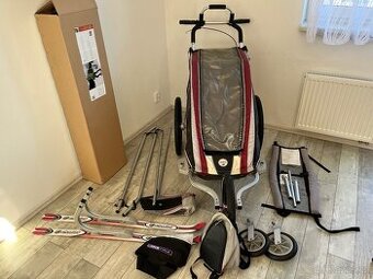 Thule Chariot CX1 sport + miminkovník + ski set