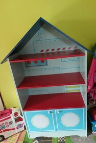 Domeček (skříňka) pro panenky, hračky - 1