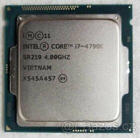 Intel Core I7 4790K, LGA 1150, záruka 24 měsíců