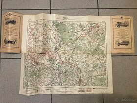 Hiistorická mapa Opava - z roku 1927 - 1