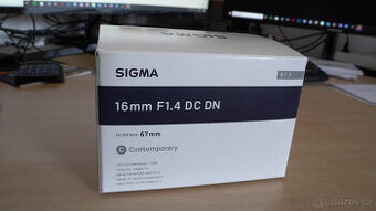 SIGMA 16 mm f/1,4 DC DN Contemporary pro Sony E (APS-C)