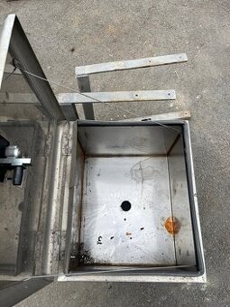 Bedna , úložný box nerez