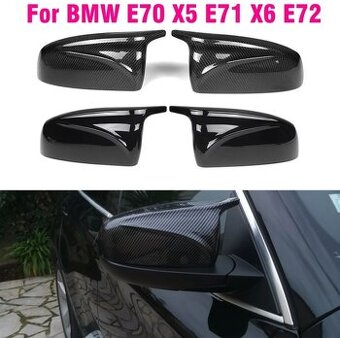 Mkové kryty zrcátek Bmw E70 E71 X5 X6
