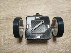 Dvoukolový podvozek k magnetické stavebnici Magformers