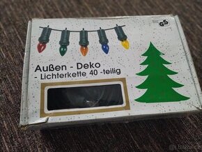 Osvětlení, svíčky, světelný venkovní řetěz. - 1