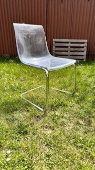 Chromovaná židle Ikea Tobias