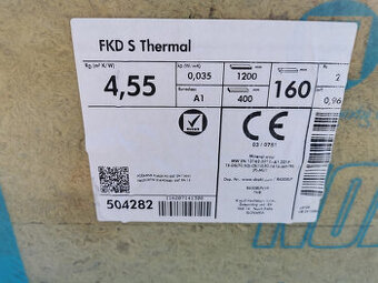 fasádní minerální vata 160 mm