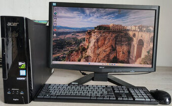 PC sestava-4x3.9Hz-8GB RAM-256GB+640GB HDD-22LCD-W11