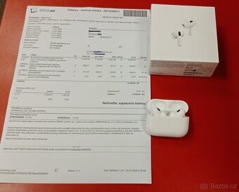 Apple AirPods Pro 2gen (2023) MTJV3ZM/A záruka 1/2027 Alza