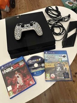 PLAYSTATION 4 FAT 500 GB + HRY + PŘÍSLUŠENSTVÍ