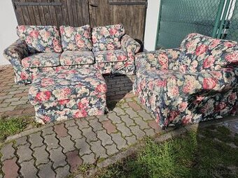 IKEA EKTORP s potahem LINGBO sedací souprava #1