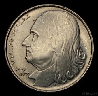 Stříbrná 100 Kčs 1977 - Hollar