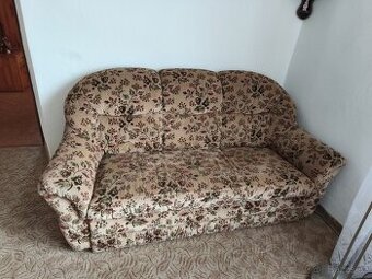 Rozkládací gauč + 2 křesla