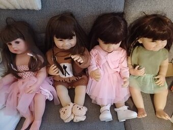 Nové realisticke panenky výška 55,88cm celé vinyl cena 1700k