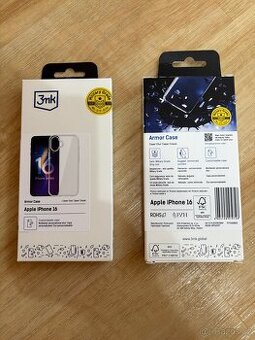 Průhledný kryt na iPhone 16 - NOVE nepoužité