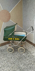 Starožitný kočár, retro kočárek; Stegner;sporták;pro panenky