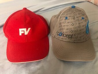 2x kšiltovky - FV a Koupelny Ptáček