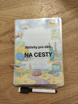 Sešit s aktivitami pro děti na cesty, A5