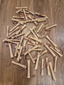 Dřevěné natáčky na trvalou retro