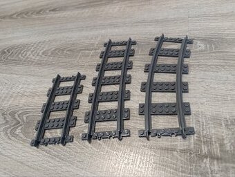 Lego vlak kompatibilní koleje - velké zatáčky