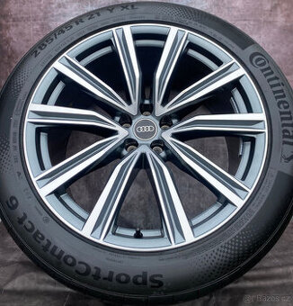 Zánovní Alu kola 5x112 Audi Q8,SQ8 285/45/21 DOT24