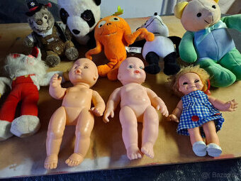 Prodám panenky,plyšáky a další hračky