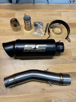 Výfuk SC Project nový + středový díl