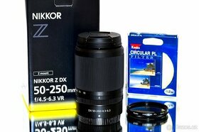 Nikon Z DX Nikkor 50-250 + CPL Kenko NEPOUŽITÝ