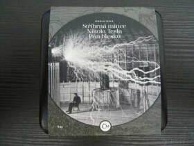 Stříbrná mince Nikola Tesla - Pán blesků proof